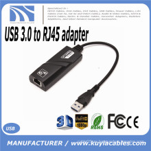 Adaptador de tarjeta de red USB 3.0 a RJ45 100 / 1000Mbps Gigabit Ethernet LAN